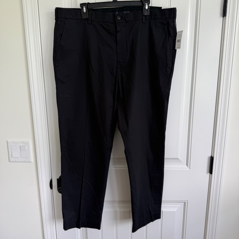 Brooks Brothers Advantage Chino Regular Pants Black NWT Men's 40x30 - Picture 2 of 6